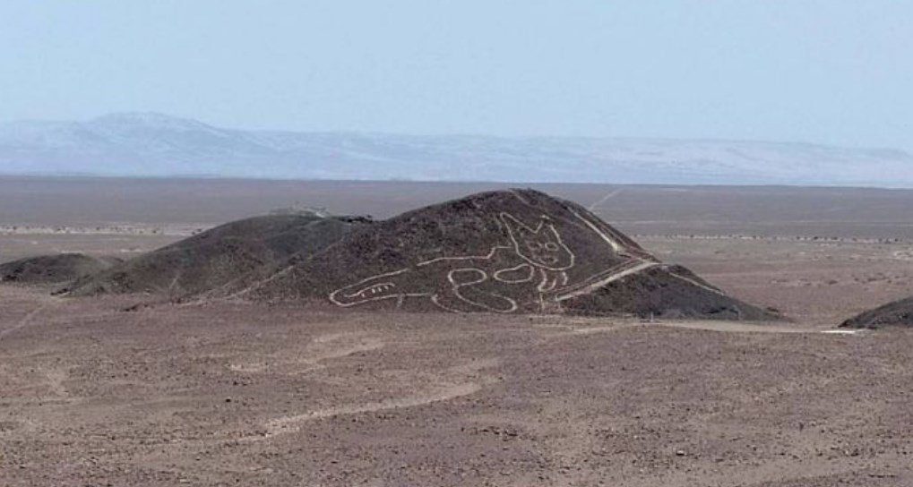 Геоглиф в пустыне Наска