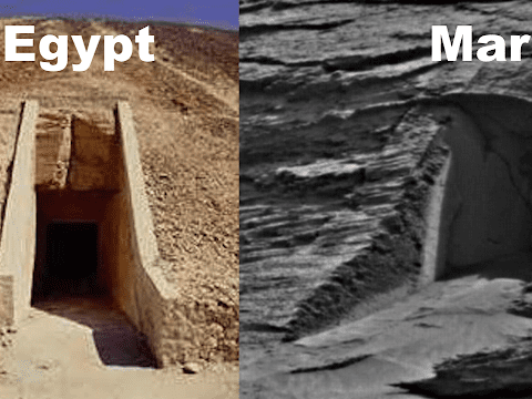 На Марсе обнаружен вход в древнюю гробницу