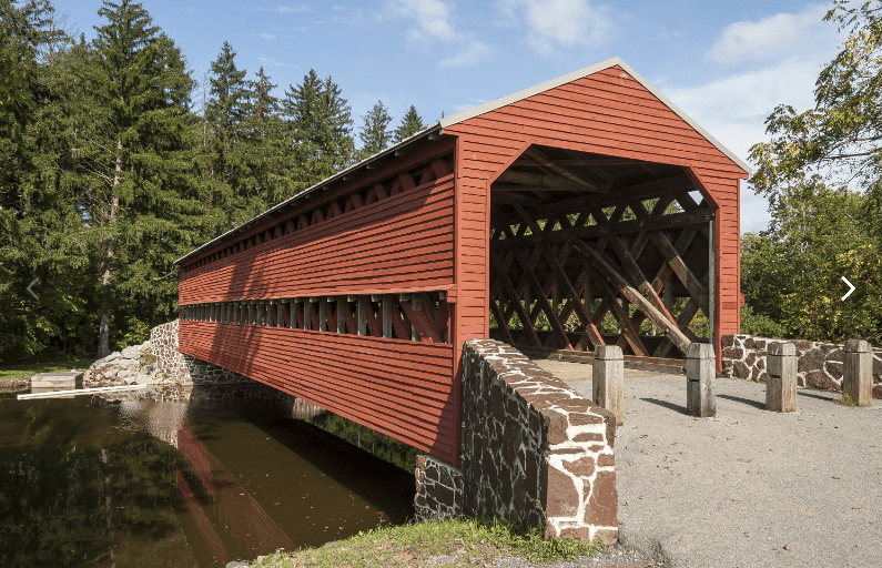 Sach's covered Bridge, крытый мост Сача