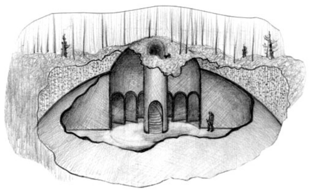 Странные подземные сооружения в Долине смерти в Якутии